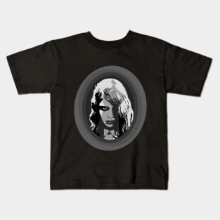 They're Coming to Get You, Barbara (Monochrome) (Night of the Living Dead) Kids T-Shirt